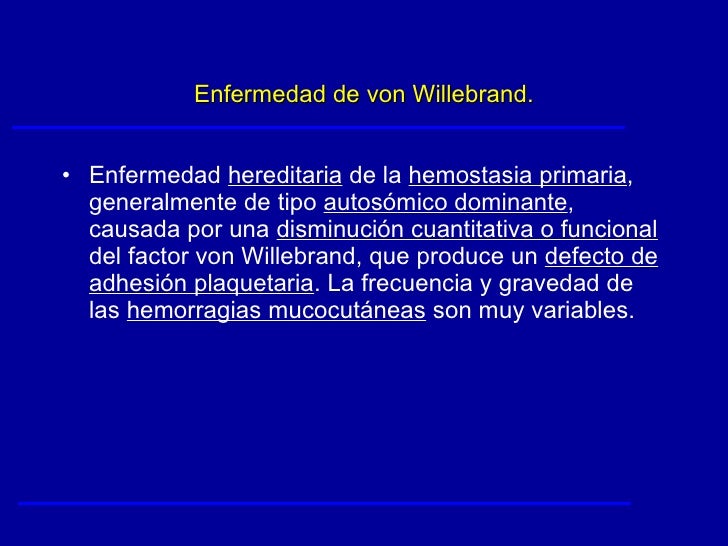 Diferencia Entre Hemofilia Y Enfermedad De Von Willebrand