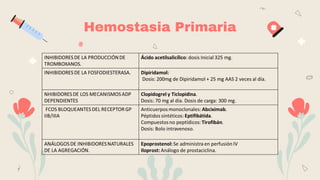 Hemostasia Primaria
 