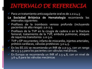 Liberación de factor V.