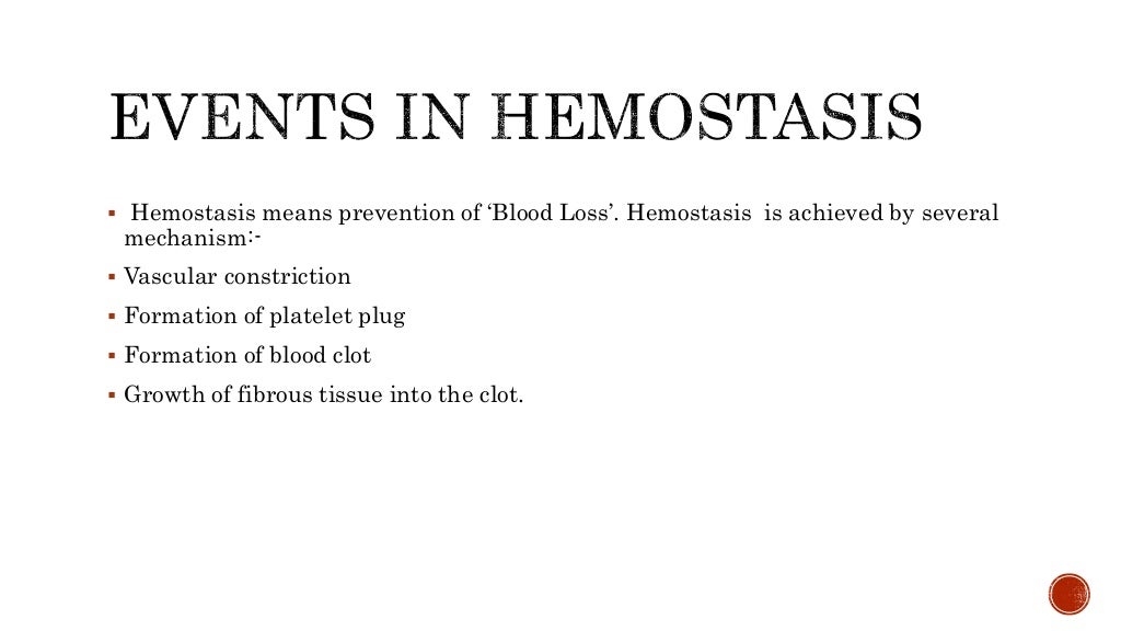 Hemostasis and methods to control bleeding