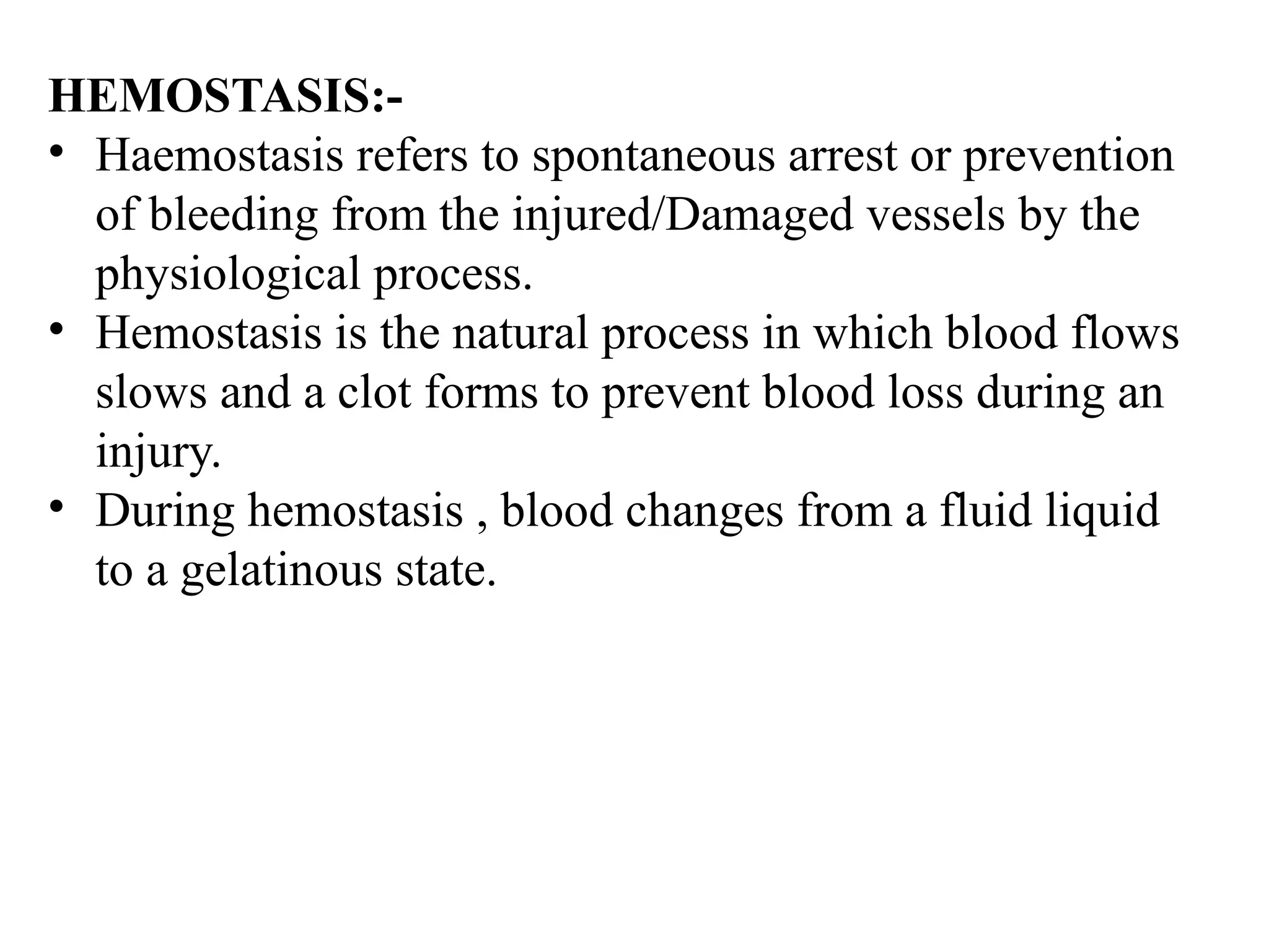 Hemostasis.pptxHemostasis is the biological process that stops bleeding ...