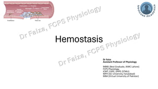 Hemostasis Physiology and Clinical correlations by Dr Faiza.pdf