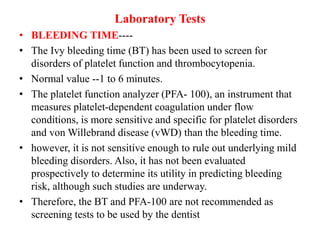 Hemostasis of blood | PPTX
