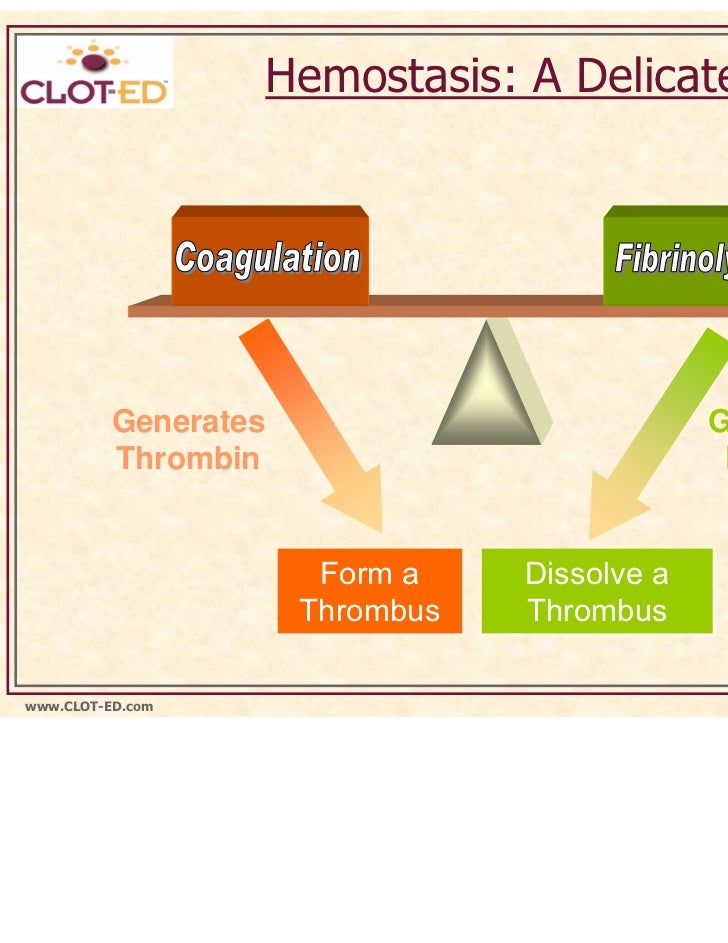 Hemostasis principles