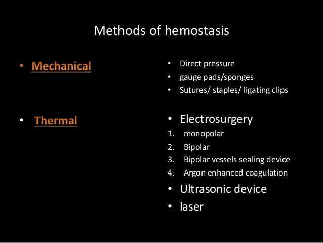 Hemostatic Agents