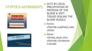 HEMOSTATIC DRUGS IN SMALL ANIMAL PRACTICE | PPTX