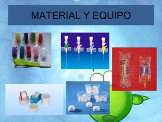 MATERIAL Y EQUIPO 
 
