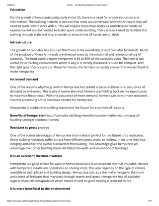 Hemp - Can You Build With It?