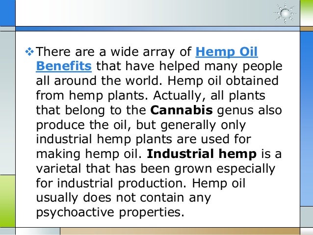 Hemp oil benefits for your skin hair and overall health
