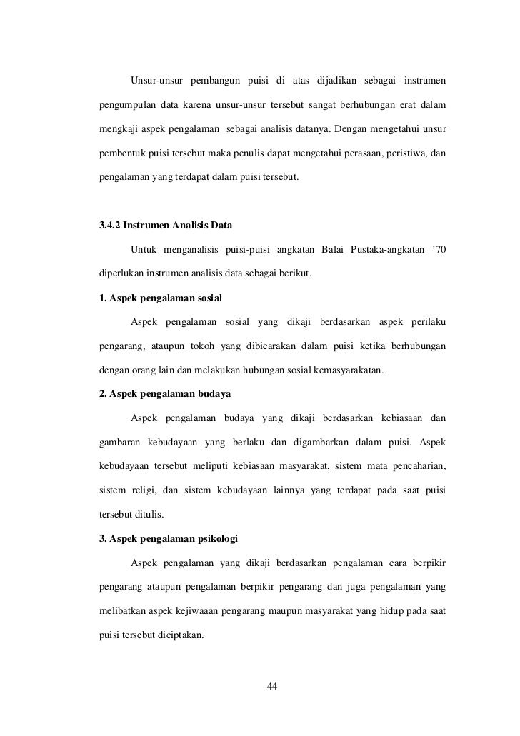 Contoh Puisi Tentang Pengalaman Pribadi Mudah