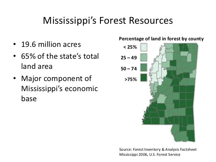 Economic Impact of Mississippi’s Forest Resources