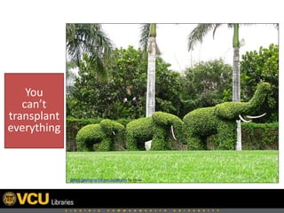 You
can’t
transplant
everything
Green Elephants Garden Sculptures by epsos