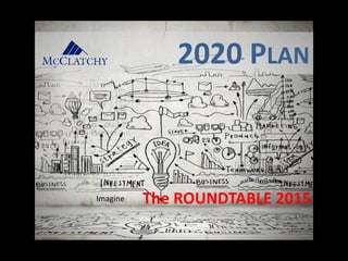 2020 PLAN
The ROUNDTABLE 2015Imagine
 