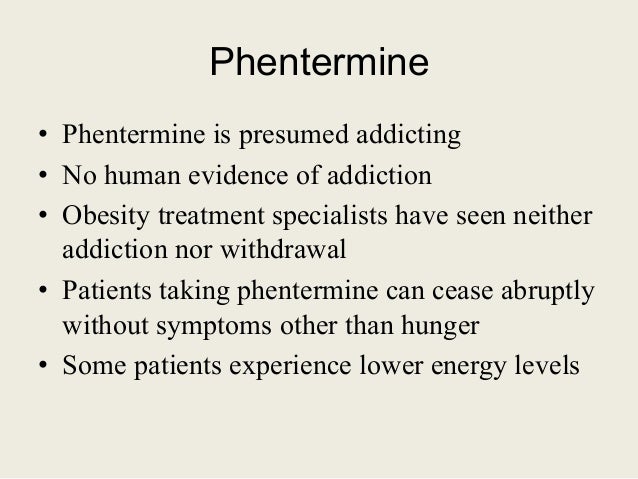 Of phentermine addiction symptoms