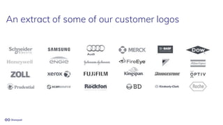 An extract of some of our customer logos
 