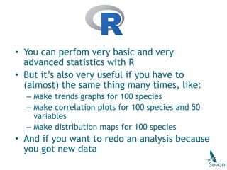 R-tools to analyse bird data_Henk sierdsema_Bird numbers 2016 | PDF