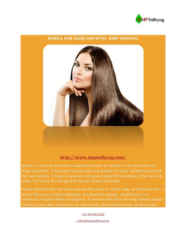 Henna For Hair Growth Nmp Udhyog