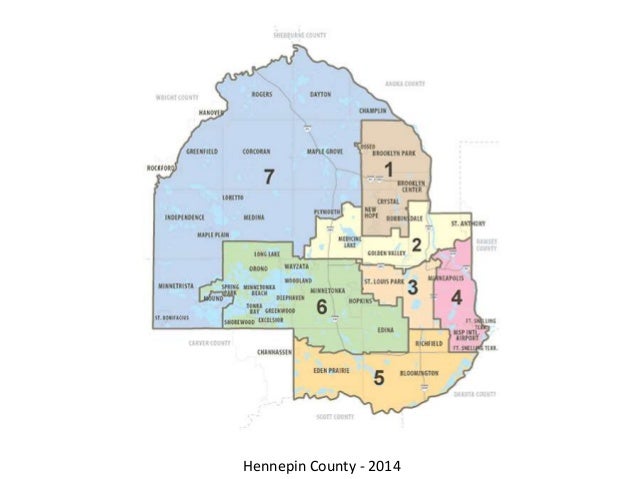 Hennepin County Commissioner Districts, 1971-2014