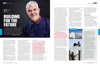 SCALE
38 ENTREPRENEURMAG.CO.ZA OCTOBER 2018 OCTOBER 2018 ENTREPRENEURMAG.CO.ZA 39
The Moladi building system uses a
removable, reusable, recyclable and
lightweight plastic formwork mould,
which is filled with mortar to form
the wall structure of a house in only
one day.
Hennie describes it as the ‘Henry
Ford’ of mass housing. “We produce
components and products that reduce
the cost of building, and we work on a
production-line basis, from production
to homeowner, bypassing the
middleman in the supply chain.”
The process involves the assembly
of a temporary plastic formwork
mould, the size of the designed
house, with all the electrical services
plumbing and steel reinforcing located
within the wall structure, which is
then filled with a specially formulated
mortar mix to form all the walls of the
house simultaneously.
All the steel reinforcing, window
and door block-outs, conduits, pipes
and other fittings are positioned
within the wall cavity to be cast
in-place when filled with the Moladi
mortar mix. The mix is a fast curing
aerated mortar that flows easily,
is waterproof and possesses good
thermal and sound insulating
properties.
SOUTH AFRICA has a housing backlog of
between 2,5 million to three million and it’s
continuing to grow. The country also has
a persistently high number of unemployed
people at 5,98 million, according to the latest
numbers from Stats SA.
One entrepreneur who is committed
to helping address both crises is Hennie
Botes. A toolmaker by trade, the Port
Elizabeth-based founder and designer of
construction system Moladi developed this
innovative building technology as a means
to address many of the cumbersome and
costly aspects of conventional construction
methods, without compromising on the
quality or integrity of the structure. The
system replaces the bricklaying process
with an approach similar to plastic injection
moulding.
Founded back in 1986, when Hennie first
realised how difficult it was for the poor to
get good quality housing, his solution was
the development of a whole new building
system, which he named Moladi. The
company has been in existence for more
than three decades, and exports to 22
countries around the world.
“I built the first house based on the Moladi
system in Benoni, in 1987,” Hennie says.
“Substandard craftsmanship has resulted in
South Africa’s poor living in inferior housing
structures. I wanted to fix this problem, and
I wanted to show people that the concept I
had developed actually worked in real life.”
Like many truly innovative entrepreneurs,
however, he discovered that a brilliant
business idea is no guarantee of success.
Converting an idea into a reality (regardless
of the required investment of time and
money) is never an easy task. In fact, it can
be extremely difficult.
“I was naïve to think that a phenomenal
breakthrough in the way we build houses
would have people beating a path to my
door, but academics and politicians speak
different languages from entrepreneurs. I
discovered that the saying, ‘Eat the elephant
one bite at a time’ really does apply to
entrepreneurship.”
Hennie learnt that you have to believe in
yourself enough to handle the consequences
of your decisions. “When you take on the
responsibility of developing something
that had not existed before, you become
accountable. To turn that opportunity
into a reality, you have to believe in
yourself 100%. Great ideas fail because
the unexpected challenges become more
than you think you can handle, and the
risk is that you lose the belief in yourself
to see things through all the way to the
end. In many ways, it’s like competing in a
triathlon — you achieve one goal, and you
have to move on straight to the next one.”
Hennie says his goal is not to enrich
himself, but to use his technology to
help empower other entrepreneurs. His
methodology has been used to build
thousands of houses all around the world
— from Mexico to Sri Lanka. Today, Moladi
exports to multiple countries, including
Mexico, Trinidad and Tobago, Panama,
Nigeria, Ghana, Tanzania, and Kenya. Moladi
recently built a showhouse for a low-cost
housing development in Trinidad and
Tobago — the structure went up in 12 days.
Another big win has been the construction
of the 1 600m2
Kibaha District Courthouse in
Tanzania. It was built in six months, at a cost
of 4 250 per m2
, which is less than half the
cost of a conventional building. In Mauritius.
the technology is being used to build 2 000
low-cost homes on 250 acres of coastline.
“Despite the housing backlog in this
country, what has sustained my business
over 32 years is the work we have done
beyond our borders,” he says. “But that
is changing. Earlier this year we were
contracted by the Western Cape Department
of Education to build four classrooms in
Philippi, as well as a double-storey building
with eight classrooms in Robertson. We
completed these projects in a record four
months, at a third of the price. Usually, the
construction of just one classroom can take
between four to six months. This kind of
government project is exactly the foot-in-the
door that Moladi is after. The Western Cape
has to build 20 schools a year to provide for
its growing population.”
Moladi provides training in the
construction of its houses and licences
people who finish the course to build
Moladi houses. Training is free, but trainees
need to pay for the moulds and admixture.
Licensees are supplied with viable business
plans to help them secure loans for their
start-ups. Hennie has a vested interest in
the success of the licensees, since poor
outcomes reflect badly on the business. He
also prefers working with cooperatives rather
than individuals, as it means that people will
check up on each other. This is especially
important when it comes to cash flow. Many
new entrepreneurs fail, he says, because they
splurge on cars and cell phones instead of
the must-haves required to make a business
grow.
Hennie has kept his team small. Low
overhead costs have enabled Moladi to
remain profitable in the low cost housing
market. Companies with high overheads
simply cannot compete in this small-margin,
big-volume space. “The real market requires
a vast amount of homes below the R500 000
range, and that’s where our focus lies. Also,
I did most of the work alone for many years
after I started the company. These days my
daughters, Shevaughn and Camalynne, are
key to the successful running of Moladi and
they fulfil vital roles. We outsource work to
keep overheads down and have very good
relationships with various suppliers, building
experts, engineers, town planners, architects,
and funding institutions. Our biggest
differentiator is the pride we take in our ‘land
to stand’ approach’ — we are a one-stop-shop
for home building.”
His goal now is to find ways to work
together with organisations like the National
Development Plan (NDP) and the National
Youth Development Agency (NYDA). Hennie
refers to his customers as partners, which
forms part of his holistic approach to
construction. Typical clients include private
construction firms and property developers.
Governments can often play indirect roles,
as they would usually contract state-funded
housing programmes through the tender
process.
“I believe we need entrepreneurship that
looks beyond spaza shops, hairdressers and
car washes,” he says. “There is an enormous
and pressing need to provide dignified
housing for South Africans, and to address
our appalling unemployment levels. What
better way to begin to do that than by using
accredited, affordable technology that can
achieve both goals at an accelerated rate?
Moreover, to fulfil the supply chain, work
would be provided for painters, plumbers,
electricians and roofers.”
MOLADI HIGHLIGHTS:
»	Exports to 22 countries
»	2006: Moladi was presented with an
award by the Minister of Housing Lindiwe
Sisulu for its contribution to the Innovation
Housing Hub in Soshanguve
»	2012: Moladi reached the finals of a
$1 million global challenge to solve the
crisis of creating secure and affordable
shelter for the poor. Over 100 presentations
from around the world were submitted for
the 2012 Hult Global Case Challenge, in the
housing category, and just six, including
Moladi, made the cut. EM
SCALE INNOVATION
BUILDING
FOR THE
FUTUREHennie Botes is a true entrepreneur — through
a combination of passion and resilience, he
has pressed on despite challenges, developing
an unrelenting ability to sell his vision, and
execute it. His goal has always been to use
the technology he created — which challenges
traditional building techniques — to empower
other entrepreneurs. BY MONIQUE VERDUYN
PLAYER: Hennie Botes
COMPANY: Moladi
EST: 1986
VISIT: moladi.co.za
HOW IT WORKS
INNOVATION
PHOTOS:SUPPLIED
 