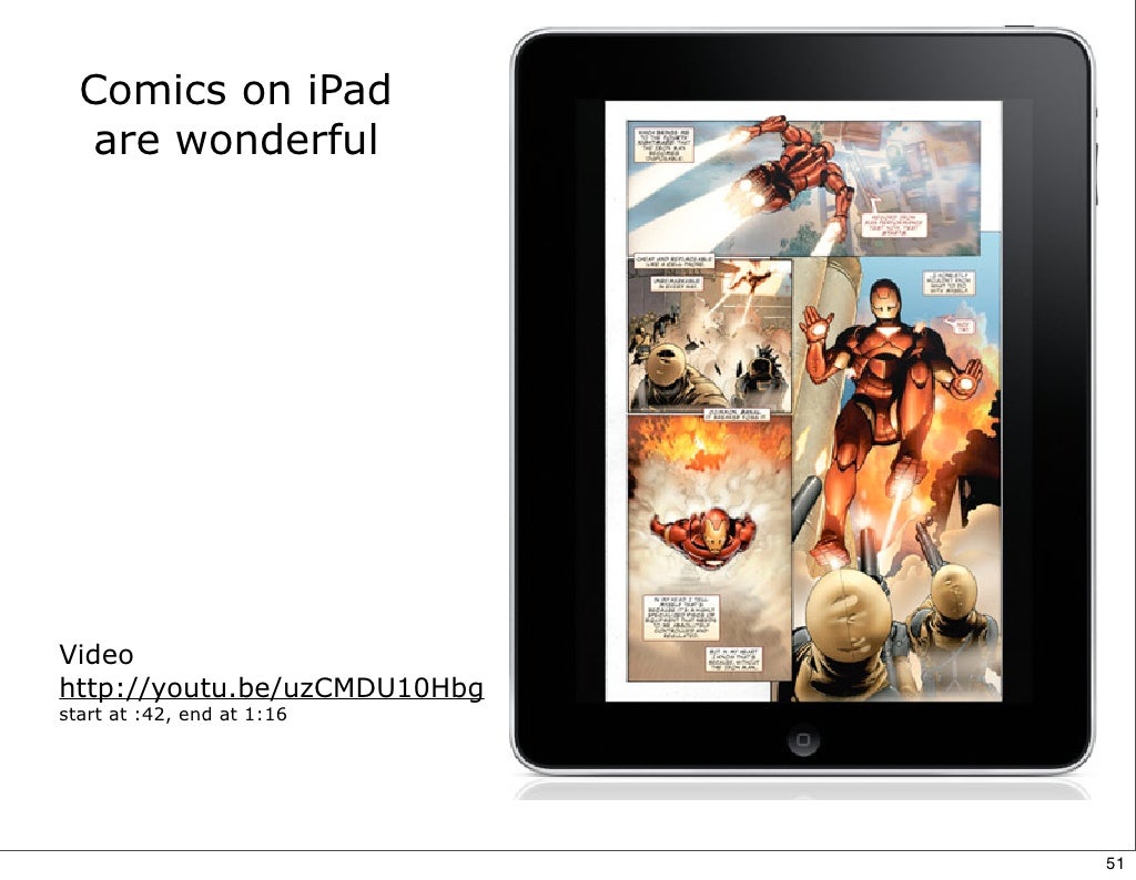 Comics on iPad are wonderful
