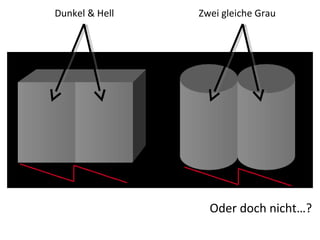 Dunkel & Hell Zwei gleiche Grau
Oder doch nicht…?
 