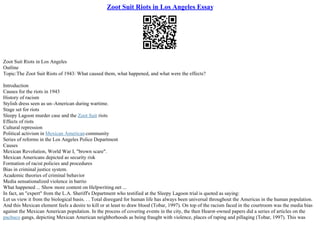 Henr Henry Reyna In Zoot Suit By Luis Valdez | PPT