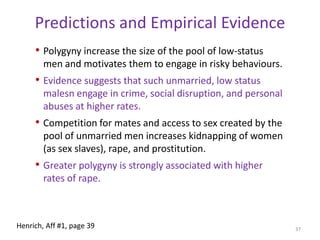 Not marriageable Male StatusSize of unmarried pool0%Henrich, Aff #1, page 40