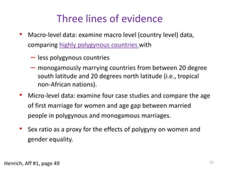 ChinaCausalityThe authors show that the year of implementation of the one-child policy predicts sex ratio, and this predicts crime rates across provinces.The sex ratio decades later cannot be causing the implementation of the one-child policy (in the past).The one-child policy caused families to strongly favour males, creating a pool of unmarried low status men.This pool generates massive increases in crime rates despite economic growth, and a shrinking population.49Henrich, Aff #1, page 44