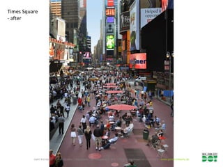 Times Square
- after




          Gehl Architects · Urban Quality Consultants · Gl. Kongevej 1, 4.tv · 1610 Copenhagen V · Denmark · www.gehlarchitects.dk
 