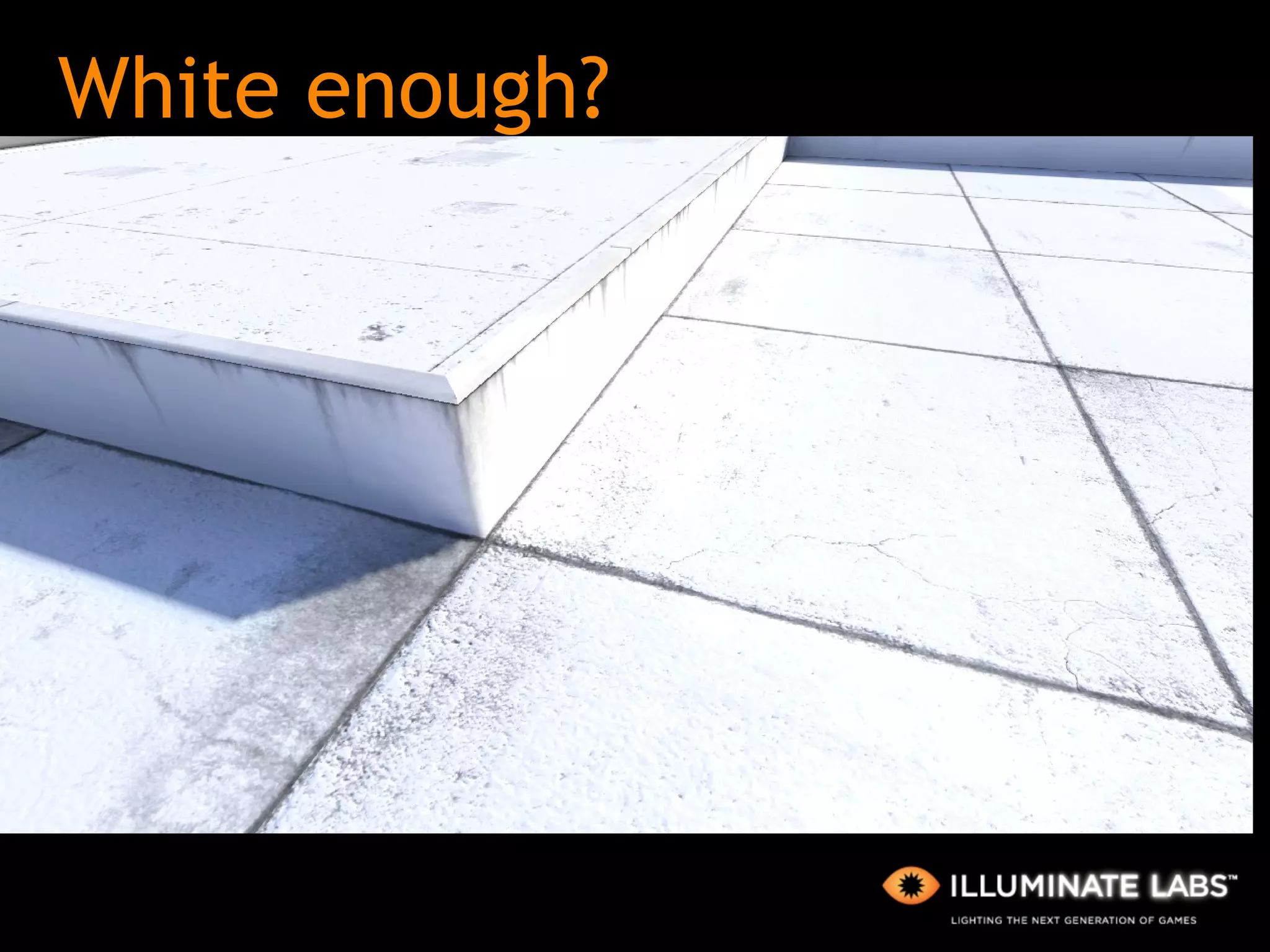 White enough? <oscar white> <whiteroom render> 