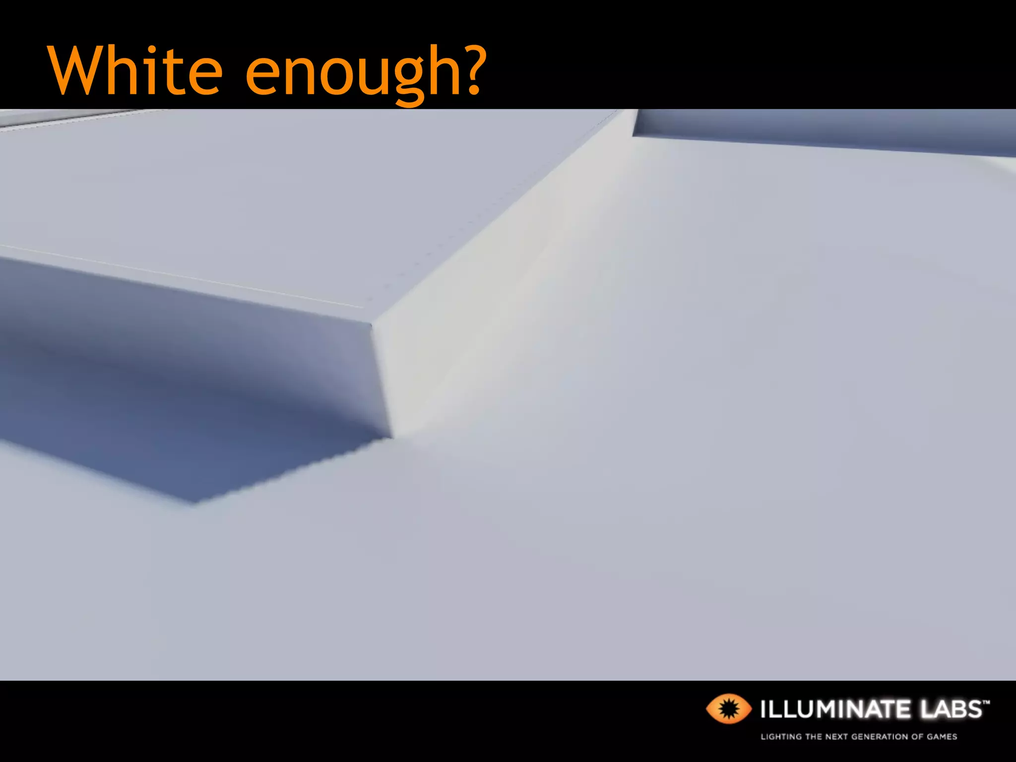 White enough? <oscar white> <whiteroom render> 