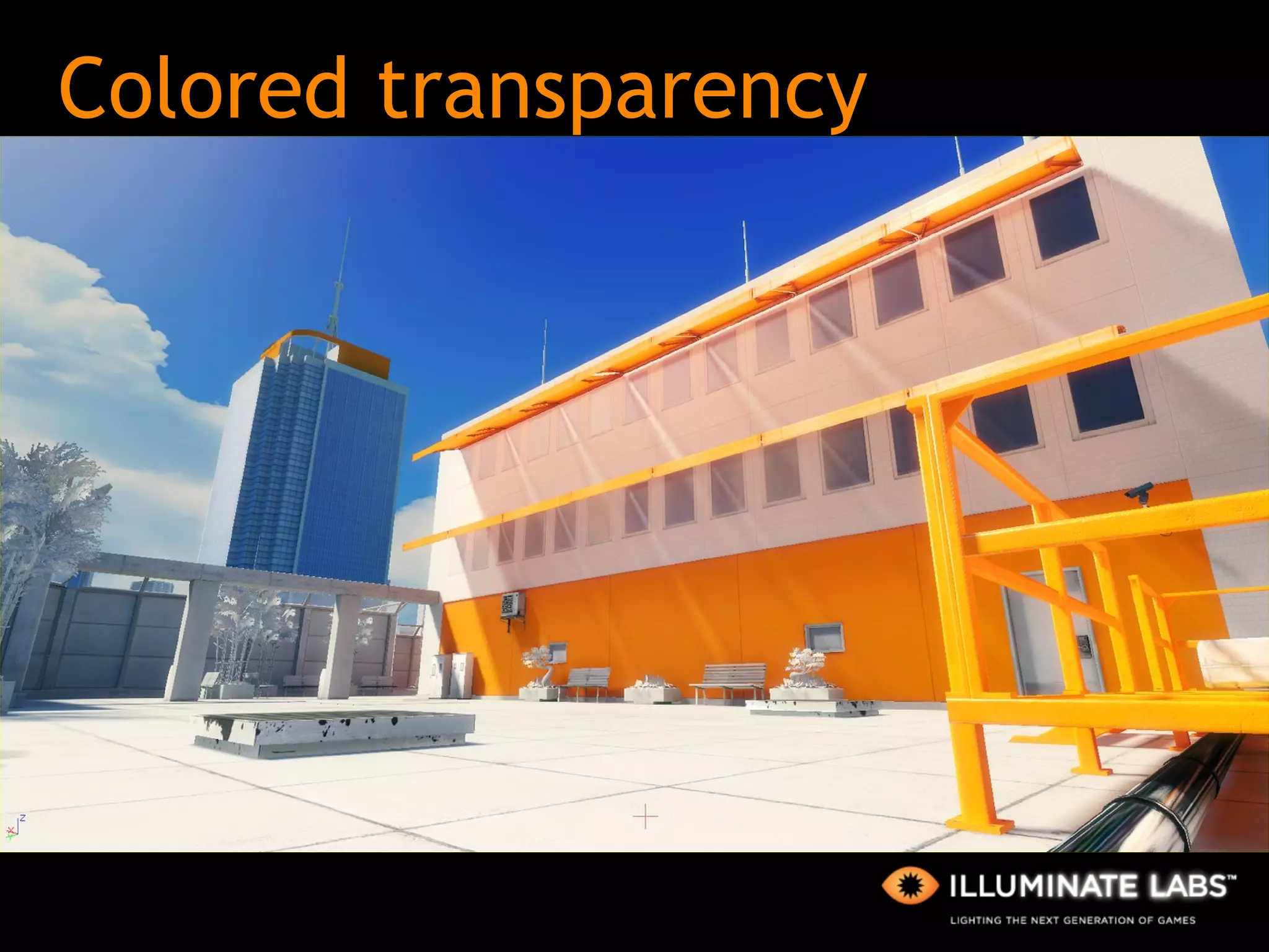 Colored transparency 