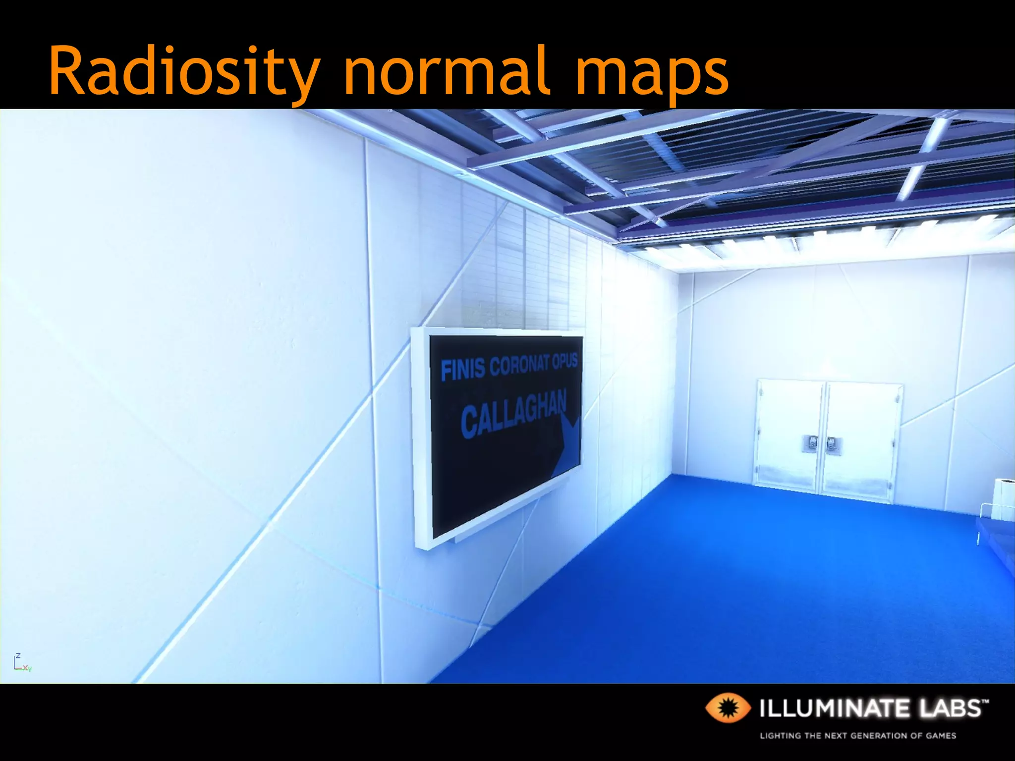 Radiosity normal maps <tie in from bleeding examples/demo bounce> 