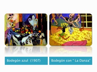 Bodegón azul (1907) Bodegón con “ La Danza”
 