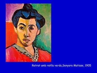 Retrat amb ratlla verda,Senyora Matisse, 1905  