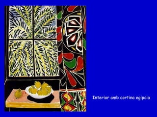 Interior amb cortina egipcia  