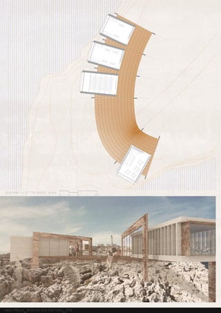Henri Mezini_Architecture Portfolio_2016
planimetry of the public area 0 3 6 12m
 