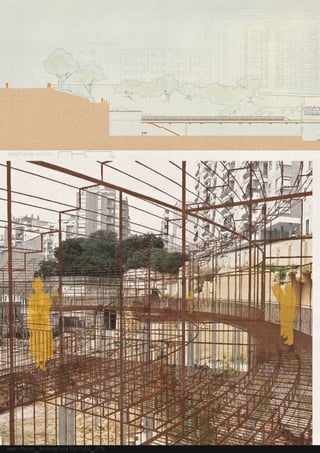 Henri Mezini_Architecture Portfolio_2016
longitudinal section 0 5 10 20m
 