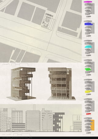 Henri Mezini_Architecture Portfolio_2016
hall-coffee bar
pachenko
karaoke-box
manga kissa
bank/gr_design
hotel express
vertical distributioneast facade
planimetry
0 6 12 24m
0 6 12 24m
 