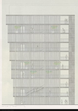 CV_2016Vertical road_Tokyo
east facade 0 1 2 5m
 