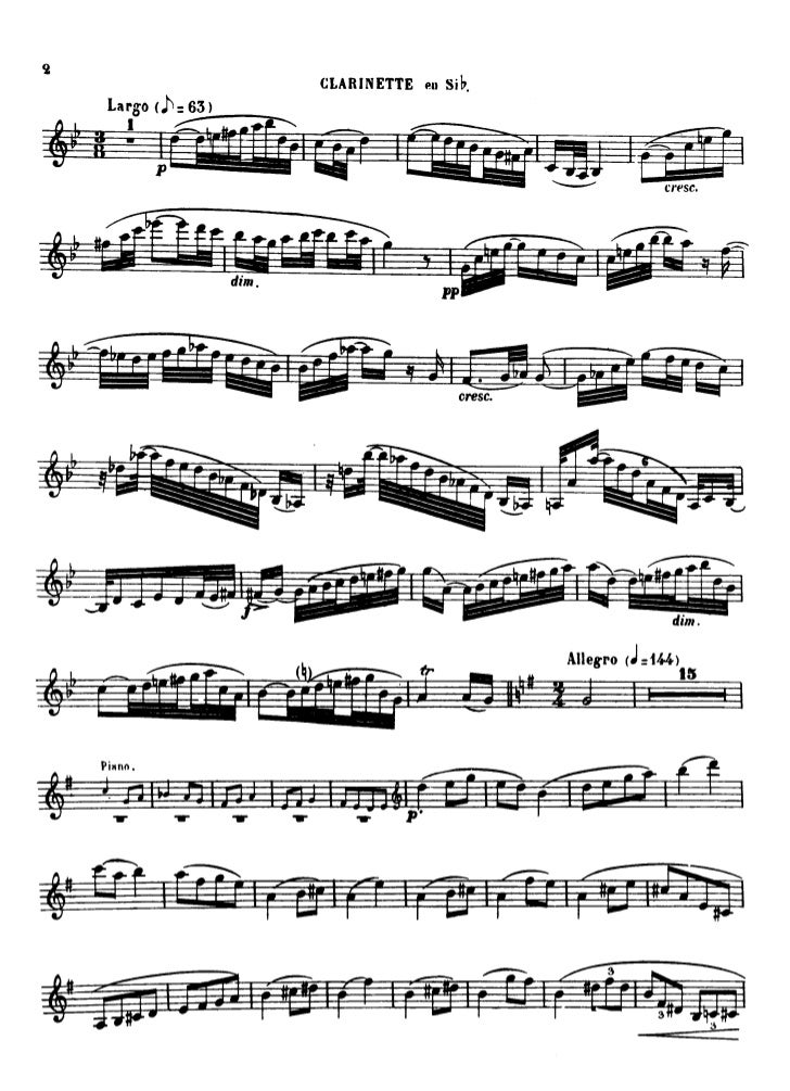 henri rabaud solo de concours solo de concours clarinet sheet music