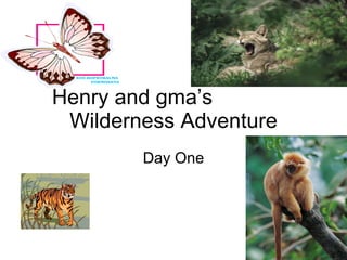 Henry and gma’s Wilderness Adventure Day One 