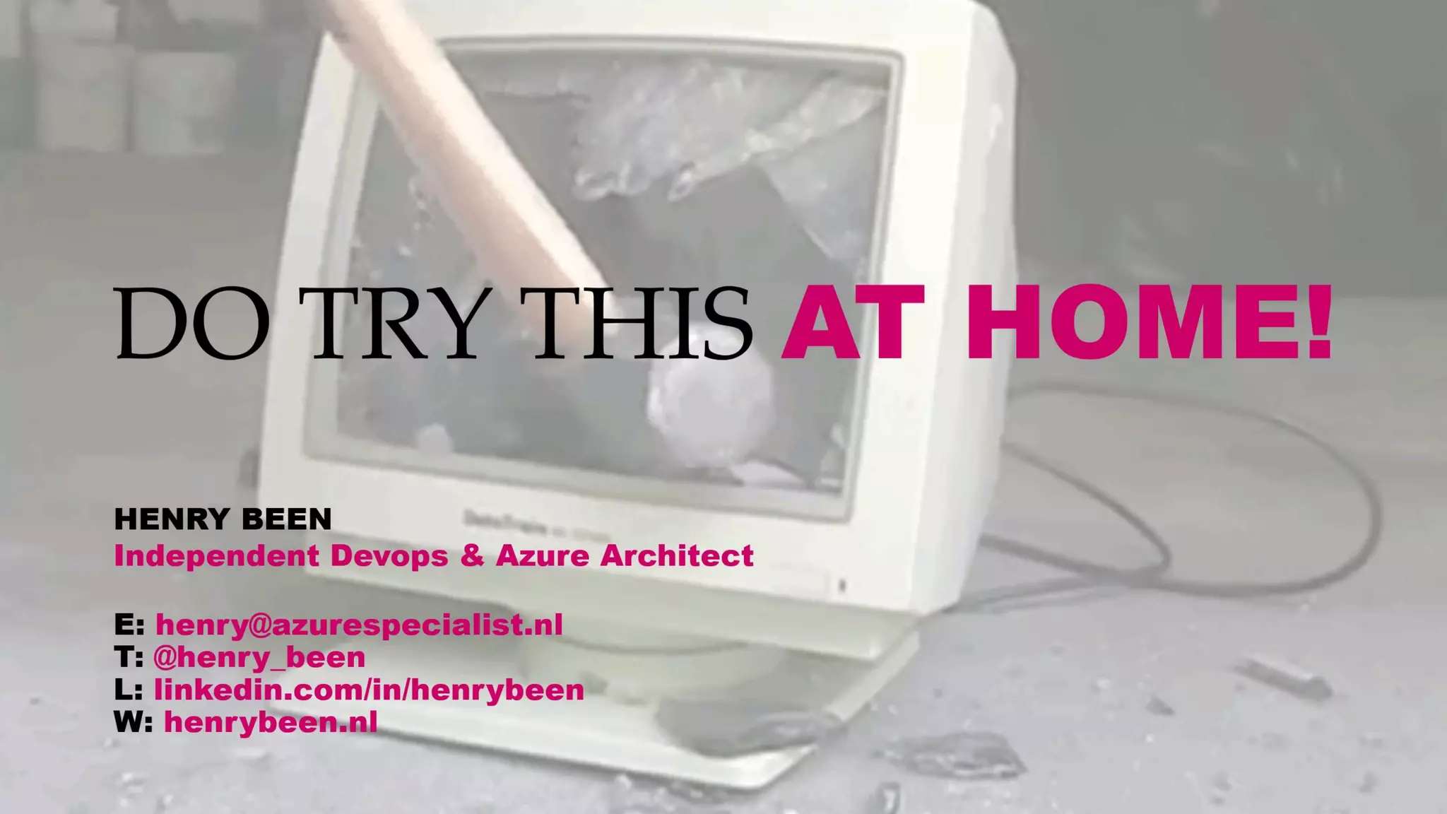 Henry Been - Secure development: keeping your application secrets private