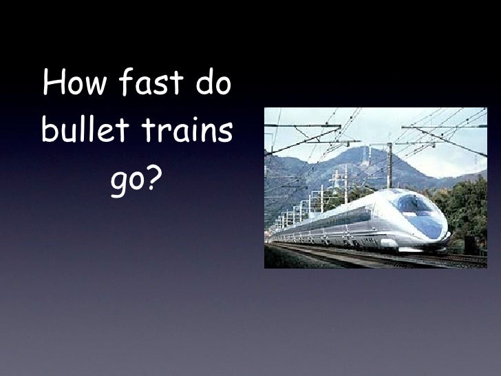 Henry Bullet Train Keynote