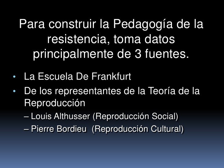 Henry giroux Hacia una Pedagogia de la Resistencia