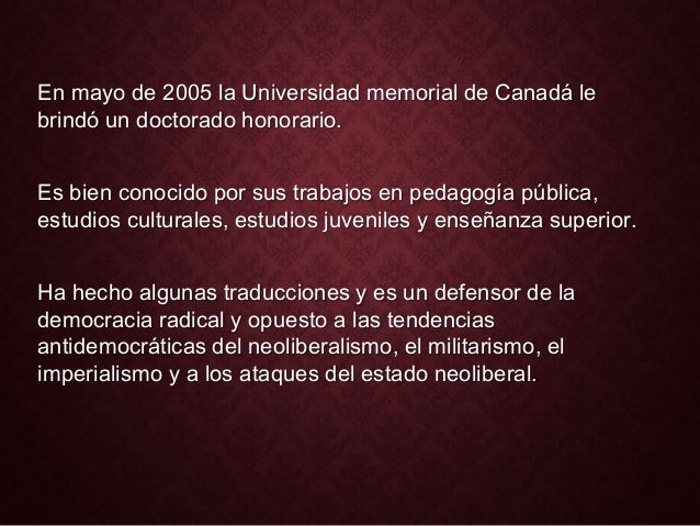 Henry Giroux Pedagogía Crítica
