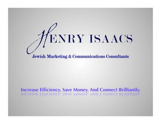 Jewish Marketing & Communications Consultants
 