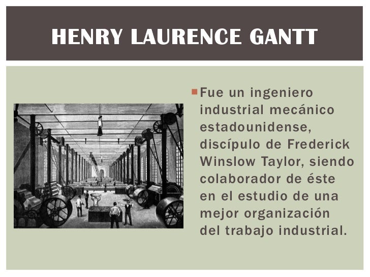 Henry laurence gantt