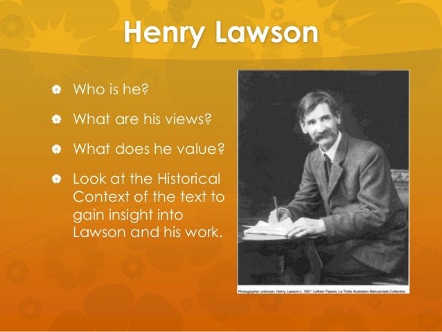 in biography literary meaning Lawson: Wife The Drovers Henry in biography literary meaning Lawson: Wife The Drovers Henry
