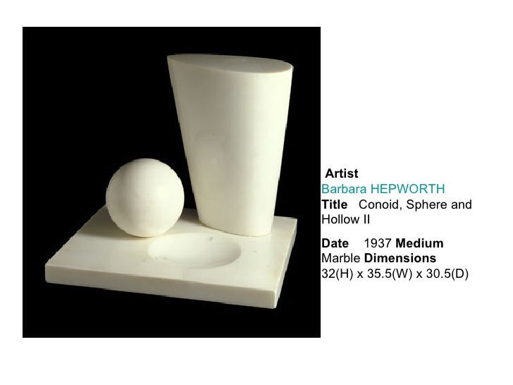 What is barbara hepworth famous for picture